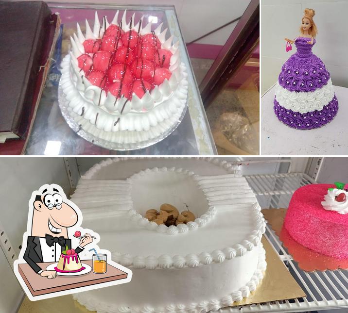 Sahyadri Bakers Rahuri serves a selection of sweet dishes