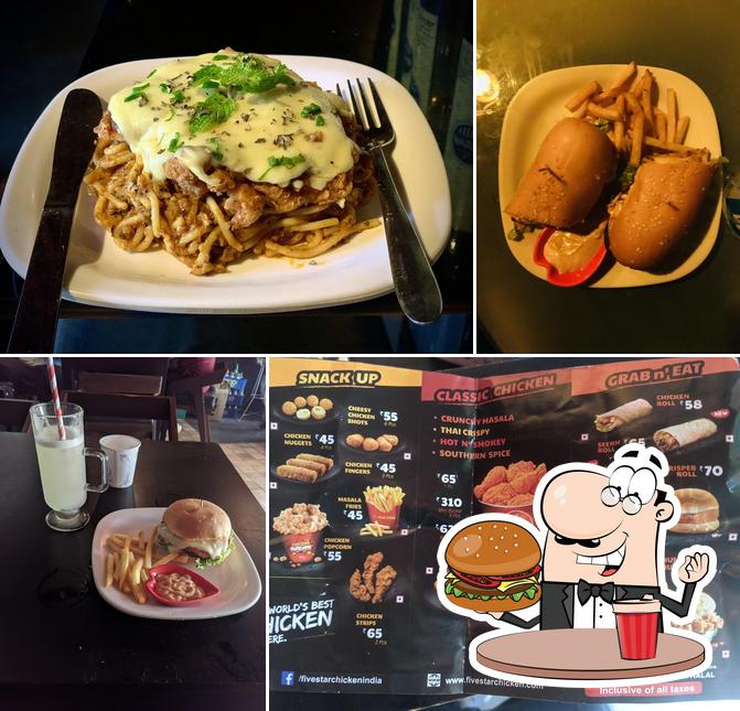 Order a burger at Wezcafe