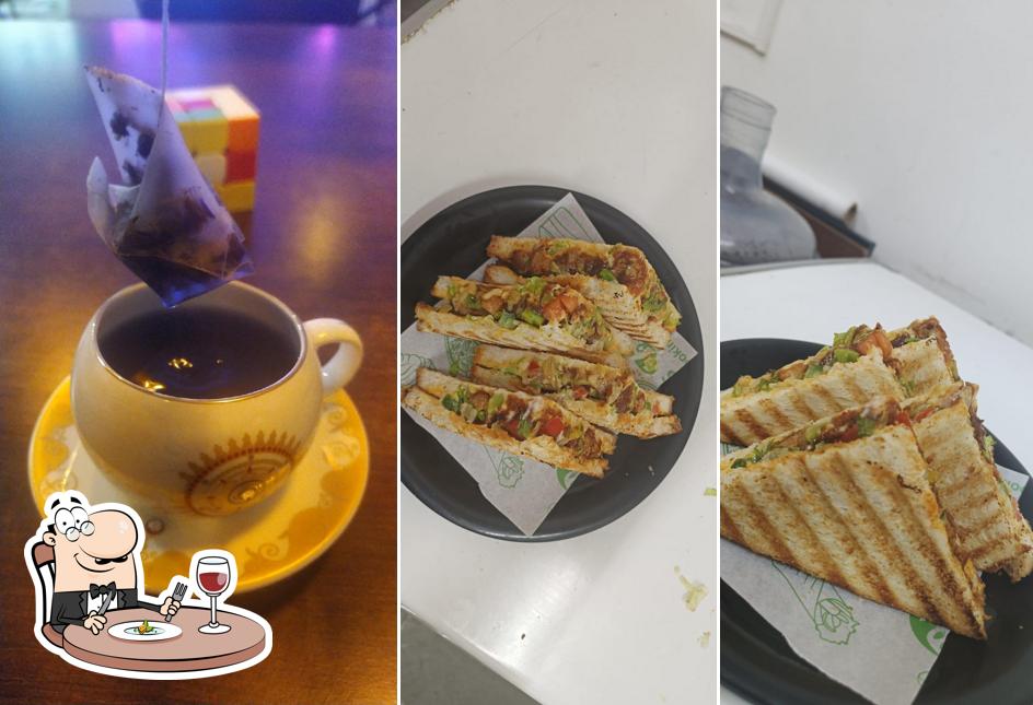 Food at Tea Traffic By Delta Cafe