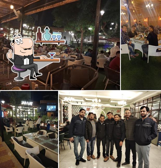 Take a seat at one of the tables at JANNAT BYOB