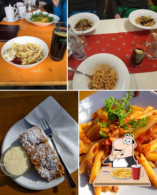 Patatine fritte al ALPRES Restaurant Après SKI Kronplatz Plan De Corones