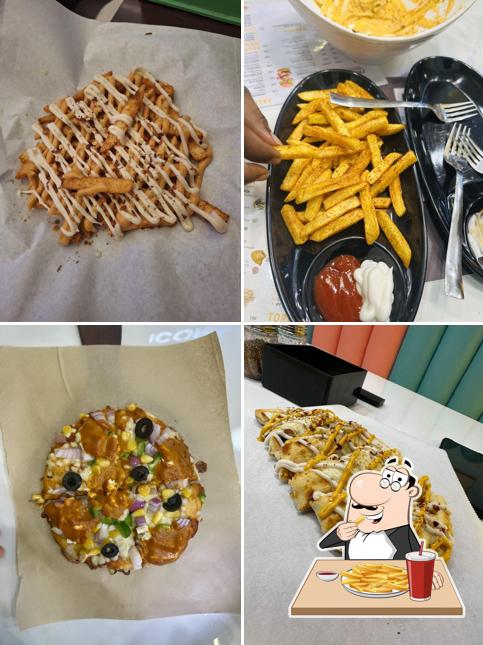 French fries at Froozo Cafe