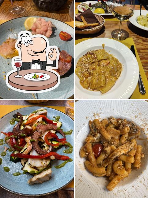 Platti al Osteria Antica Marina
