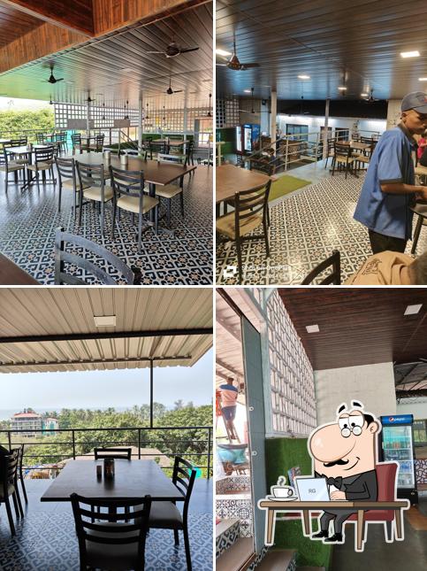 The interior of Udupi Anand Sagar Veg