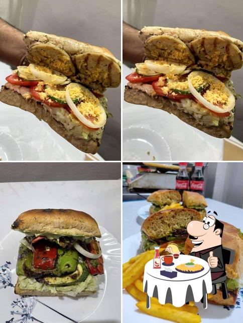 Order one of the burgers available at LeMorich restaurant in Malviya Nagar