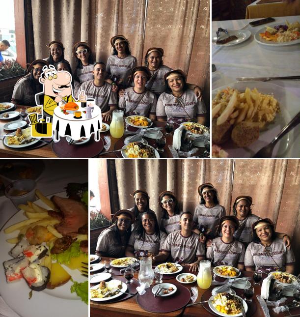 Comida em Churrascaria Carro de Boi