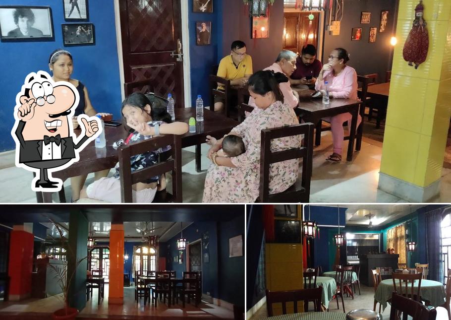 The interior of Nampong Restaurant Nagaon