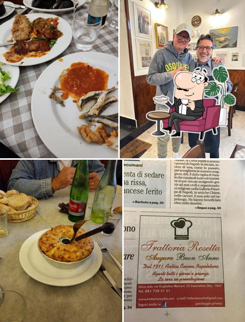 Dai un'occhiata agli interni di Antica Trattoria da Rosetta