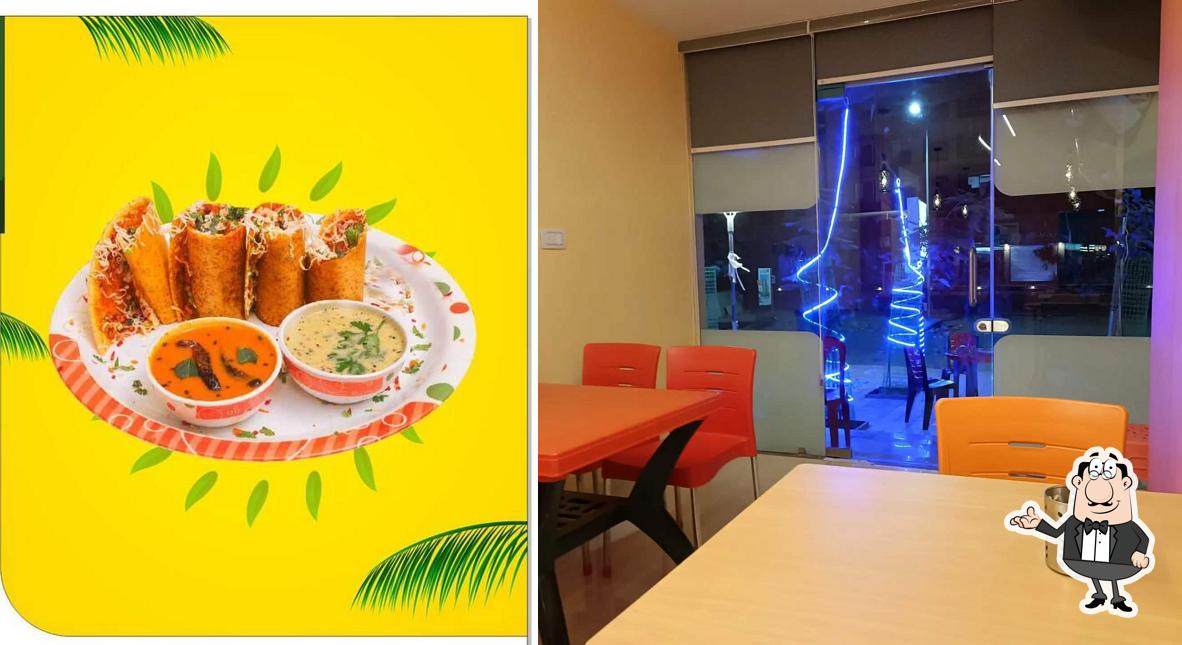 Take a seat at one of the tables at MR DOSA SOUTH INDIAN RESTAURANT