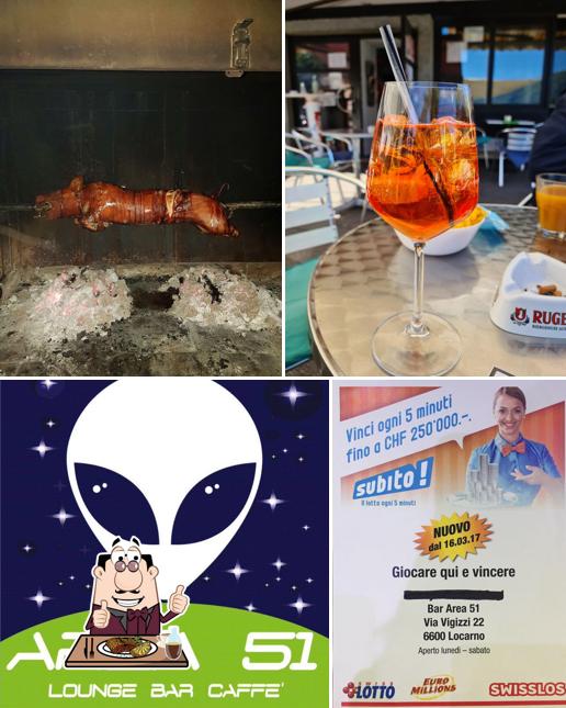 Prova i un pasto a base di carne a Bar Area 51