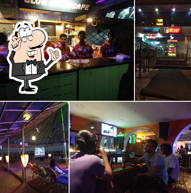 The interior of Club No Escape