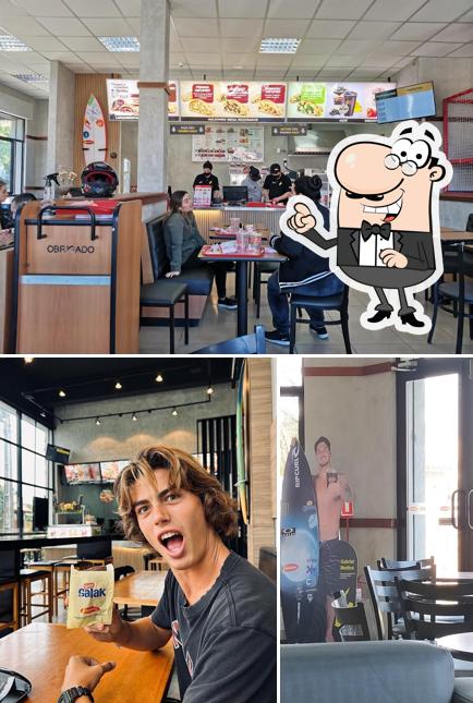 O interior do Mini Kalzone Av. Bento Gonçalves