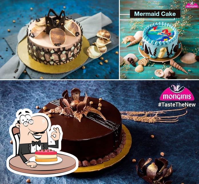 Here's a picture of Monginis Cake Shop