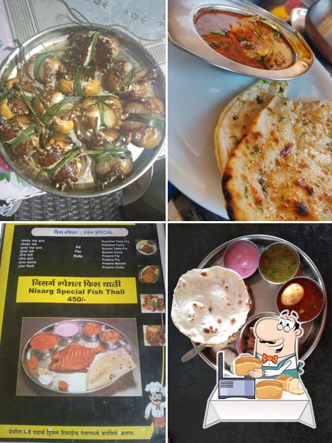 Garlic bread at Nisarg Dhaba mahabaleshwar-pratapgad road haroshi