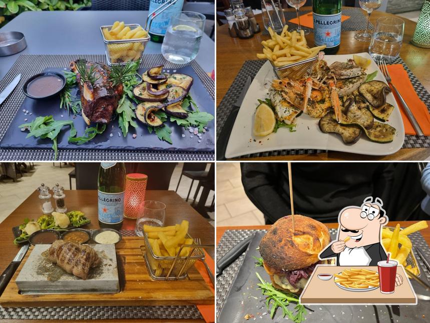 Patatine fritte al Restaurant Pizzeria Le Moulin