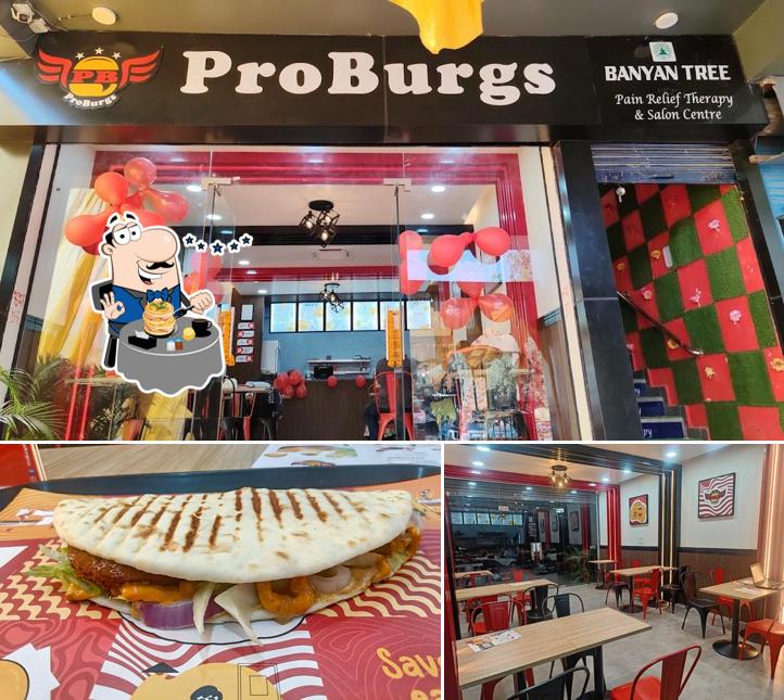 The photo of ProBurgs’s food and interior