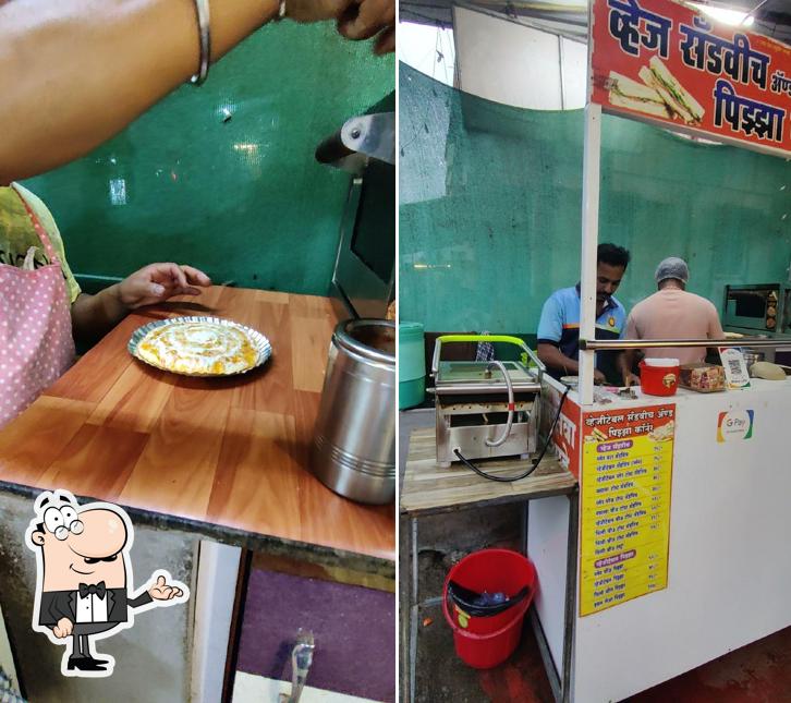 VEG SANDWICH AND PIZZA BURGER