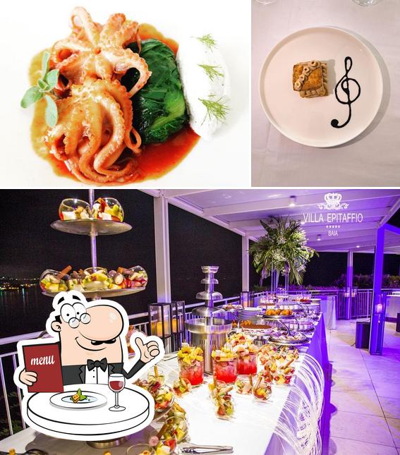 Cibo al Hotel Epitaffio Baia
