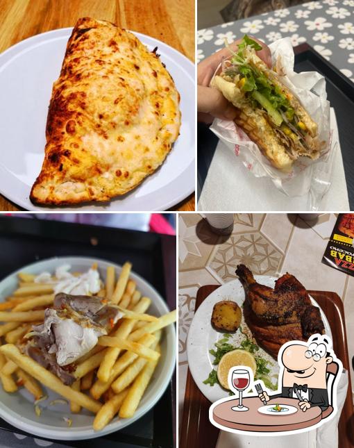 Cibo al pizza Kebab Saraceno, Grill