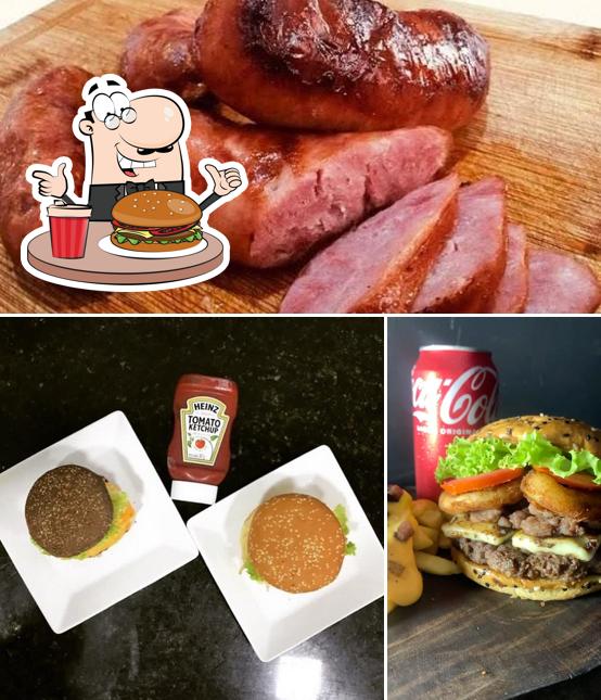 Hambúrguer em Seven Burguer