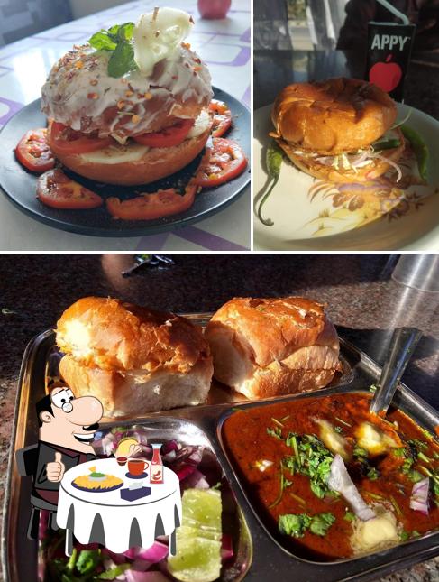 Try out a burger at Vishwakarma Cafe & Restaurant