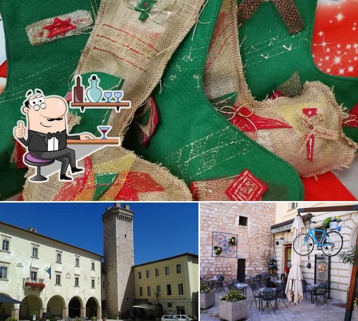 La interni e esterno del ristorante