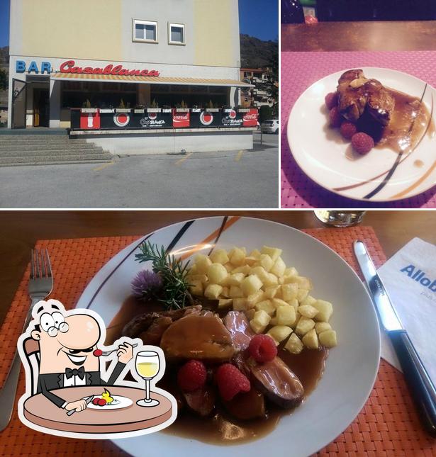 Platti al Bar Casablanca Sion