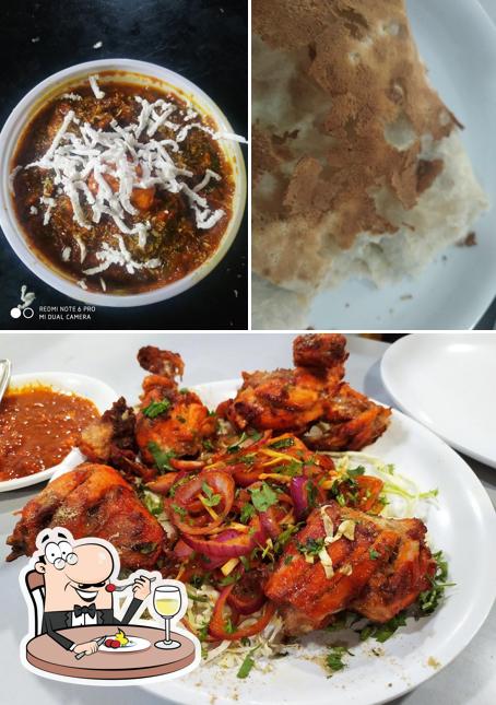 Food at India restaurant