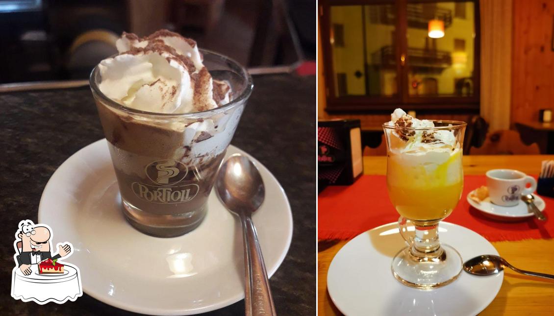 Bar Rododendro serve un'ampia selezione di dolci
