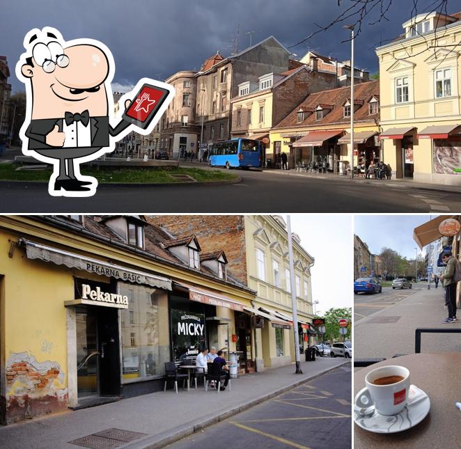 Tra le diverse cose da Pečenjara Beadin si possono trovare la esterno e cibo