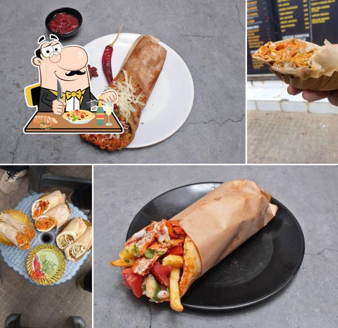 Food at Pure Veg Shawarma