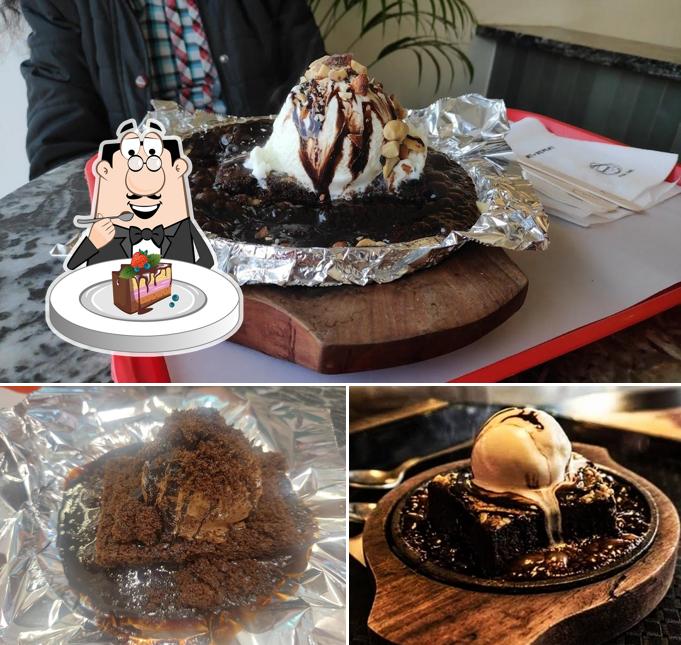 Chocolate cake at Rangoli Ice cream
