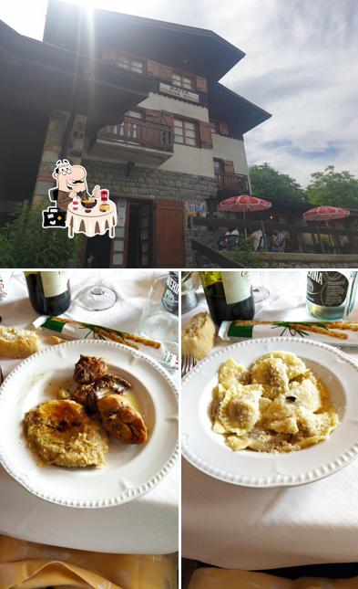 La foto di cibo e esterno da Baita Corna Rossa