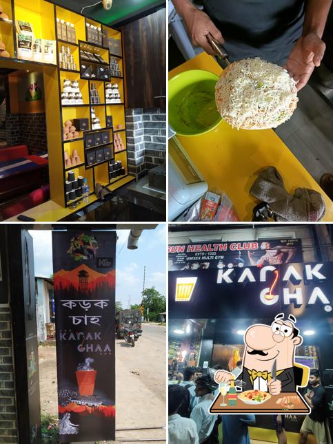 Food at Karak chaa