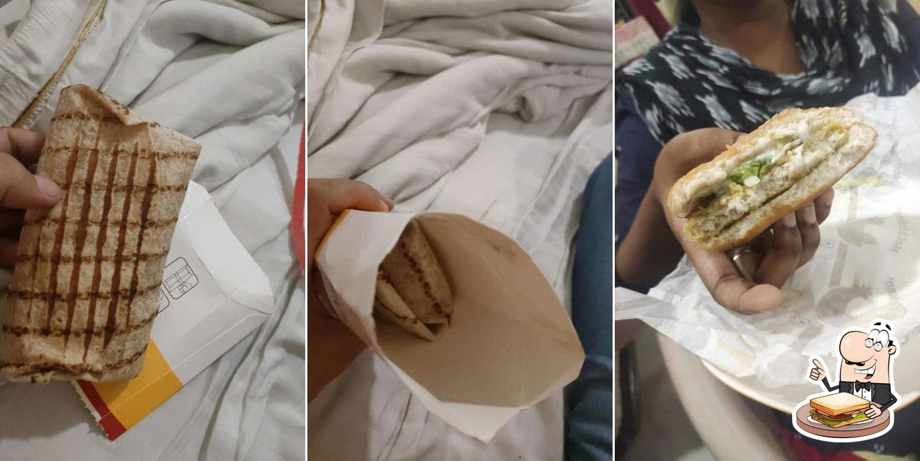 Grilled cheese sandwich at McDonald's