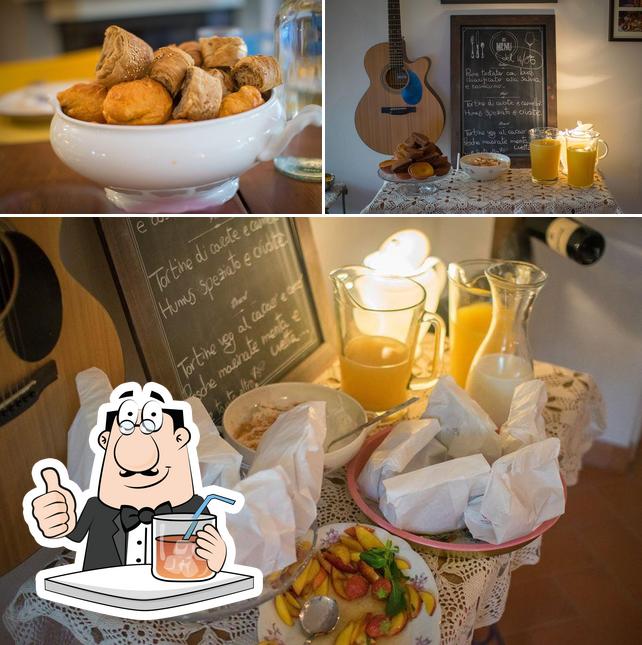 La bevanda e cibo del ristorante