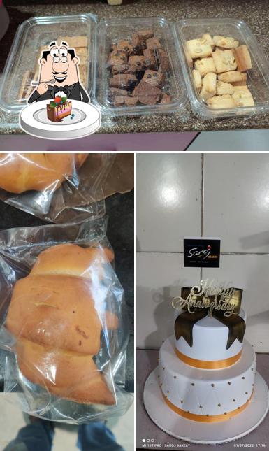 Chocolate cake at Saroj bakery