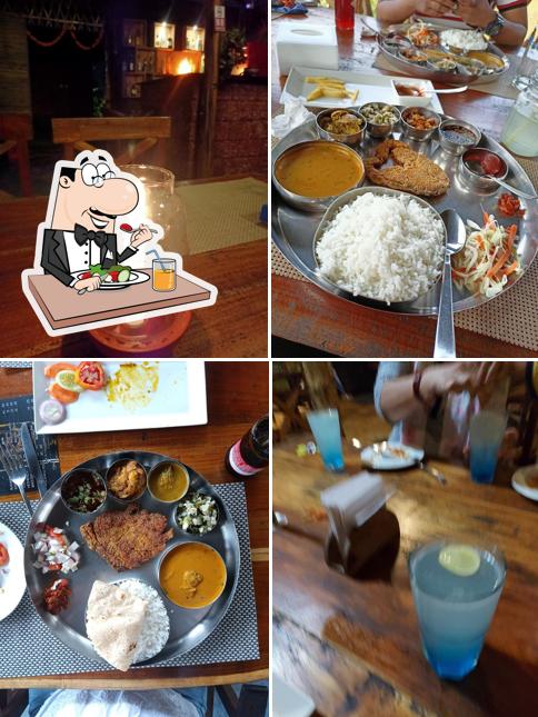 Food at The Farm Deck Restaurant