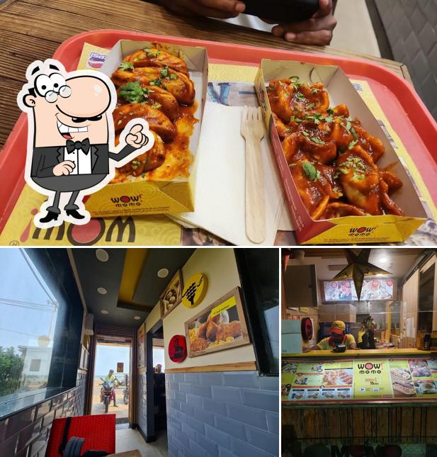 This is the photo displaying interior and food at Wow! Momo