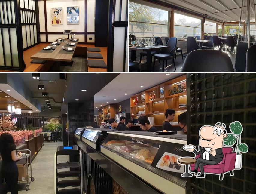 Gli interni di Momo Restaurant