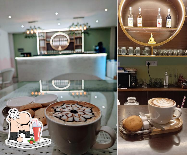 Enjoy a drink at Cafe Terrase