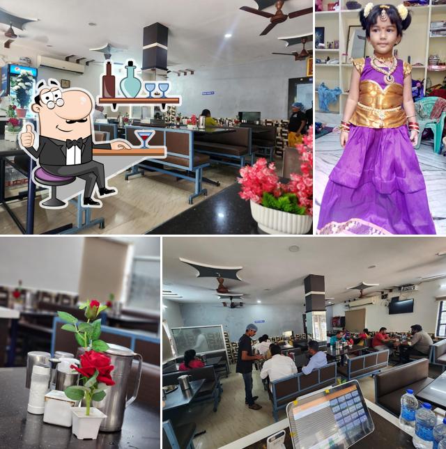 The interior of Hotel Blue Moon