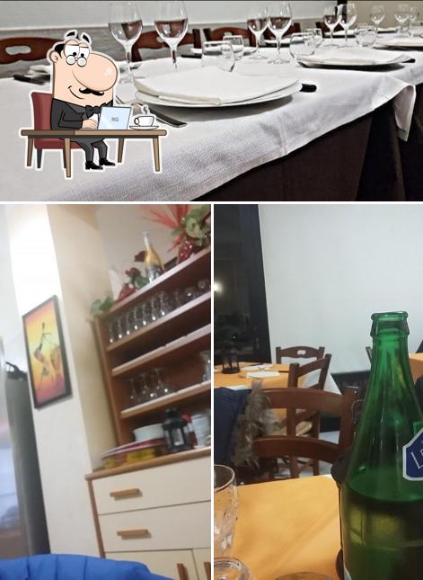 Gli interni di Al Caminetto