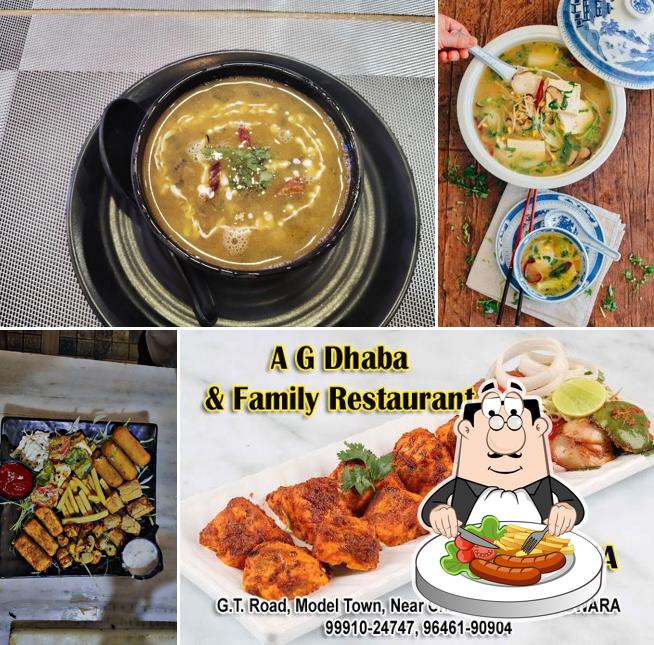 Meals at A.G Dhaba and family restaurant