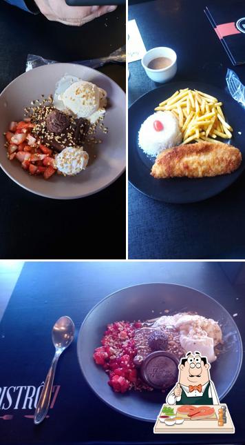 Peixe e fritas em Bistrô 7