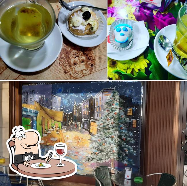 Dai un’occhiata alla immagine che raffigura la cibo e interni di Caffetteria Oleandro