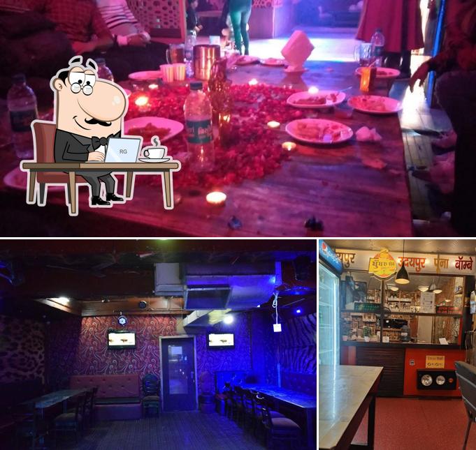 Take a seat at one of the tables at Dj Party Night & The Ramp Cafe
