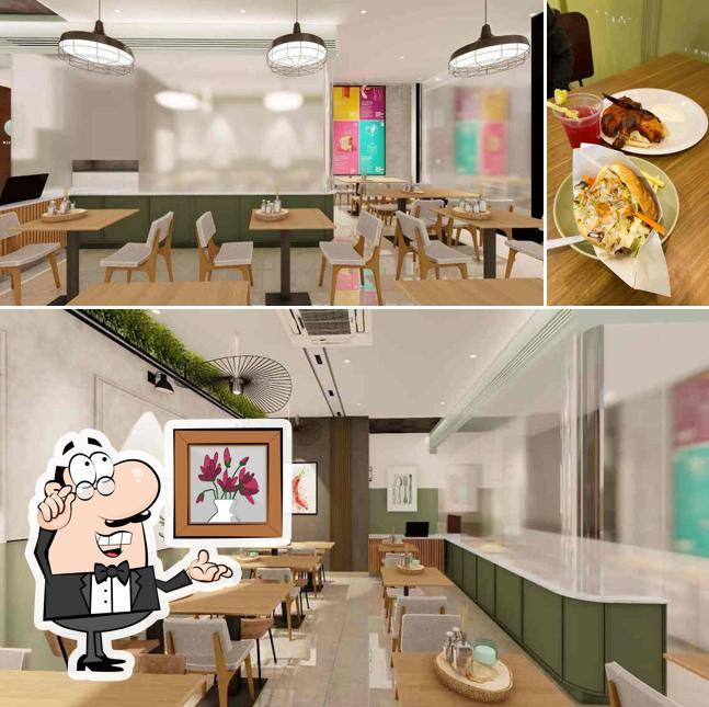 The interior of Grill Affair's