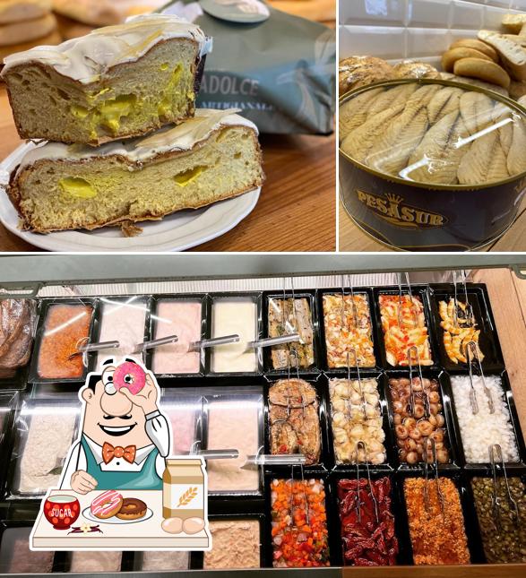 Il Re del Panino serve un'ampia varietà di dolci