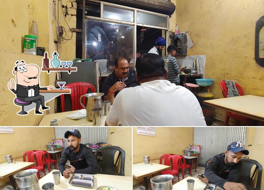The interior of Sunny Veshnu Dhaba